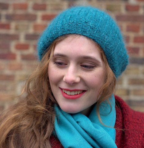 Mist Slouchy Hat by Kim Hargreaves