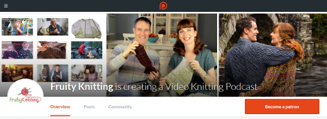 Fruity Knitting Podcast - Patreon page - Click to visit