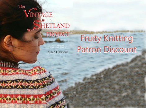 Patron discount on all Vintage Shetland yarn kits