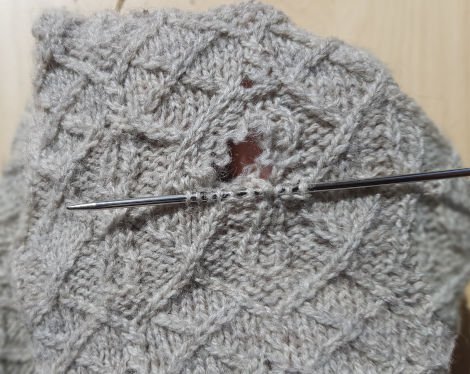 Knitted Dish Rag – Jane Talks to a Wall