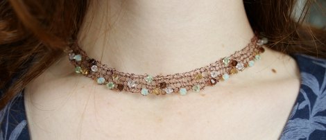 Ravelry: Crystal & Wire Bracelet pattern by Suraya Rina Hossain