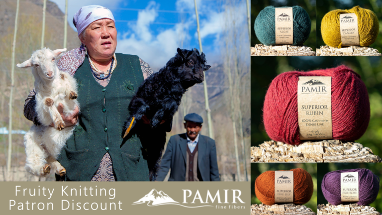 Episode 147 - Knitted Paintings & Pamir Fine Fibers - Fruity Knitting